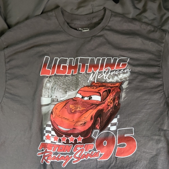 Cars Lightning McQueen T-Shirt - Gray - Picture 1 of 2